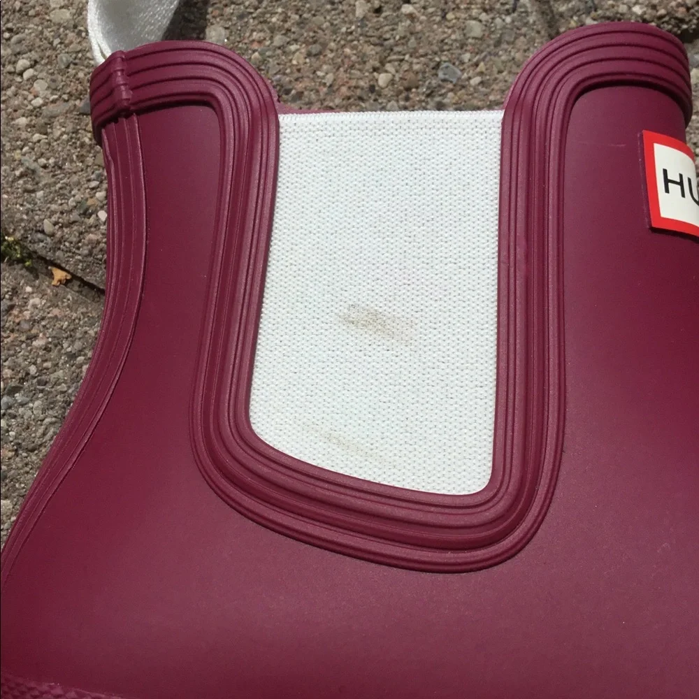 Hunter Boots (Ankle) Size 7 Deep Pink *EUC* - Picture 10 of 12
